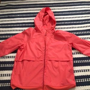 Women’s pink rain jacket